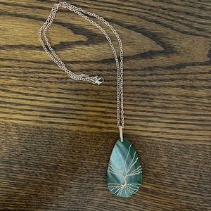 Agate Tree of Life necklace